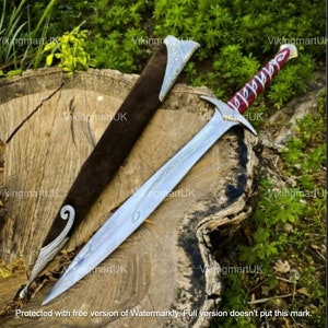 Hobbit Sting Sword Woodmark LOTR Bookmark Bookmarks Illustrated