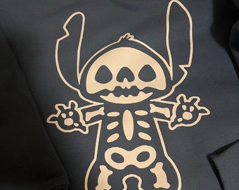 Stitch Skeleton Unisex T-Shirt, Crewneck, Hoodie