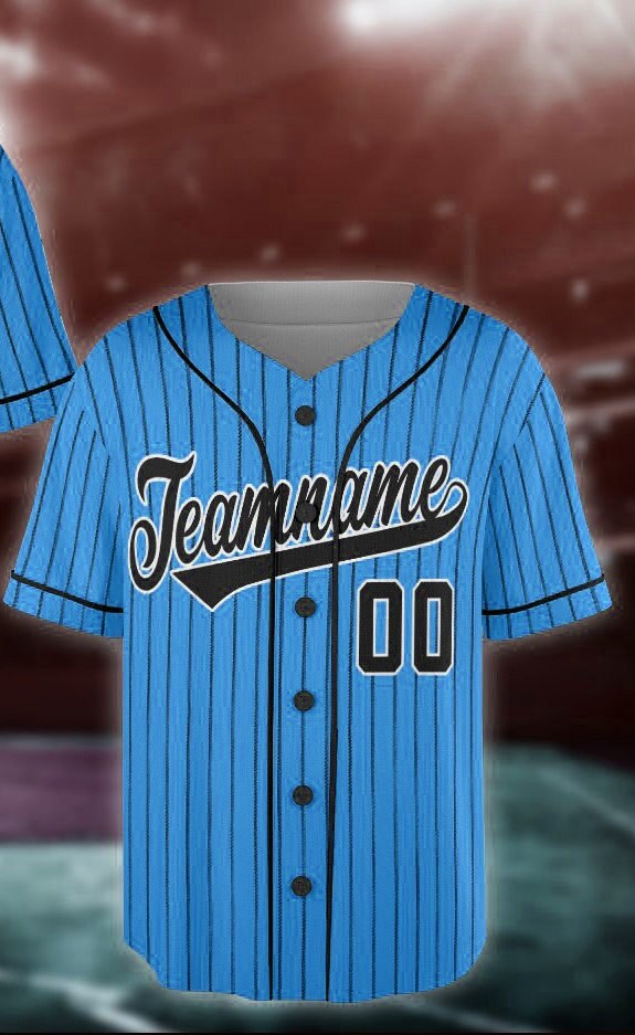 Royal Blue Baseball Jersey Shirt Personalized/ Custom Team Name Shirt