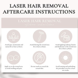 Instructions de suivi de l'épilation au laser | Carte de suivi d’épilation au laser | Formulaire client d'épilation au laser | Modèle d'épilation au laser