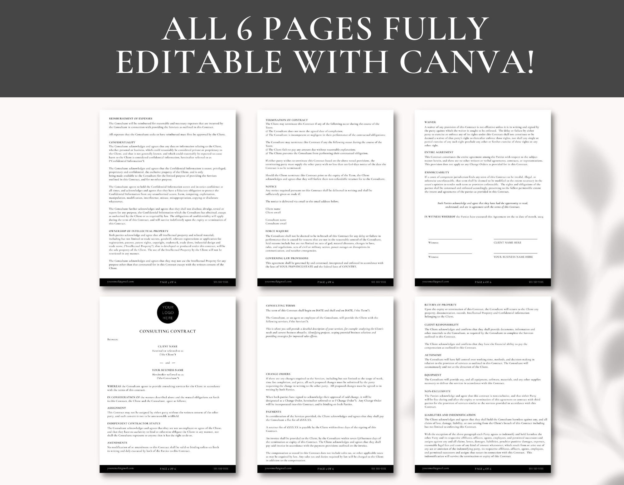 Picture of Independent Consultant Contract Template Consulting Services Contract ...