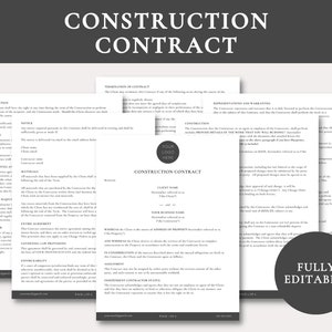 Independent Contractor Proposal Template Etsy Independent Contractor Proposal Template Etsy