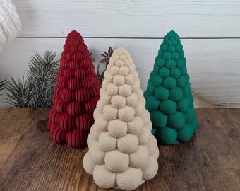 Bubble Christmas Tree, Modern Holiday Decor, Minimal Festive Ornament