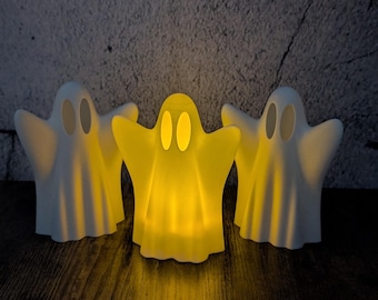 3D Printed Ghost Tea Light Holder: Spooky Halloween Decor