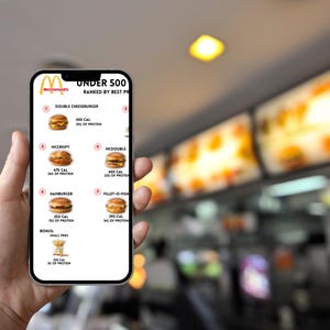 Fast Food Calorie & High Protein Guide: McDonald's, Burger King, Wendy's (Digital Download) image 5