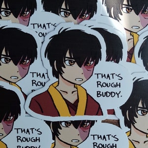 Zuko | Matte Vinyl Sticker | teacupweeb