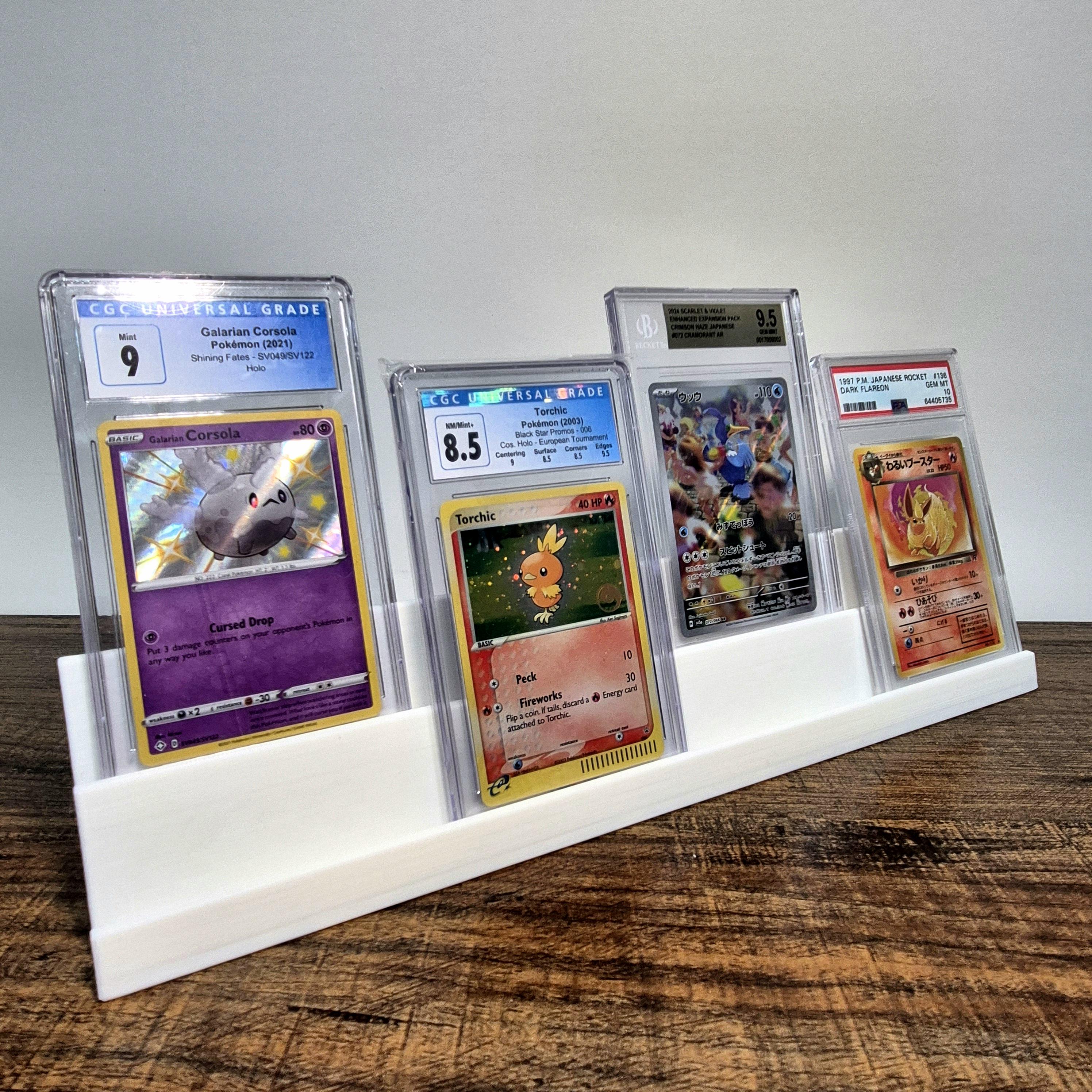 Toploader Display 3D Printed Graded Trading Card Display Stand | Toploader Holder V2 ...