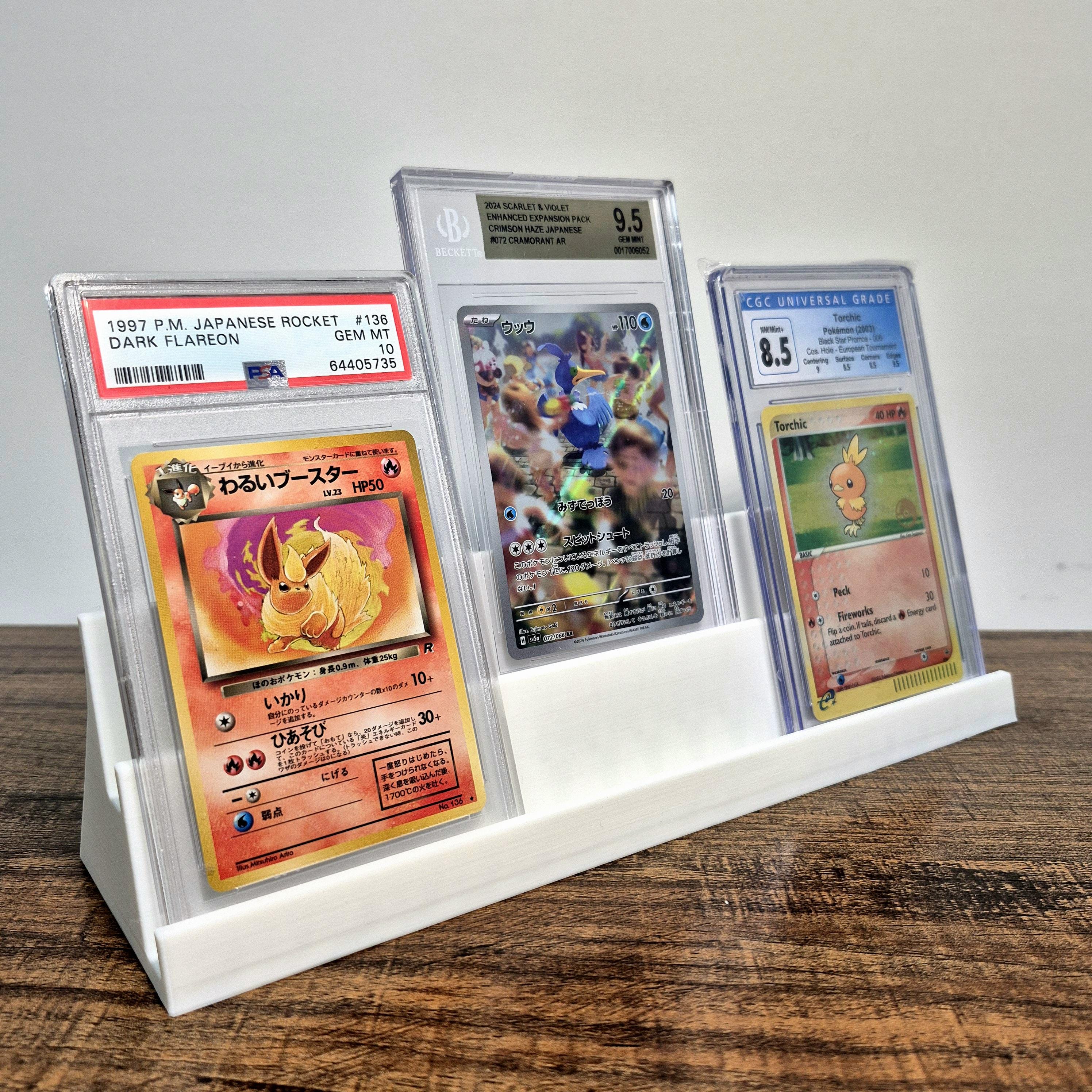 3D Printed Graded Trading Card Display Stand | Toploader Holder V2 ...