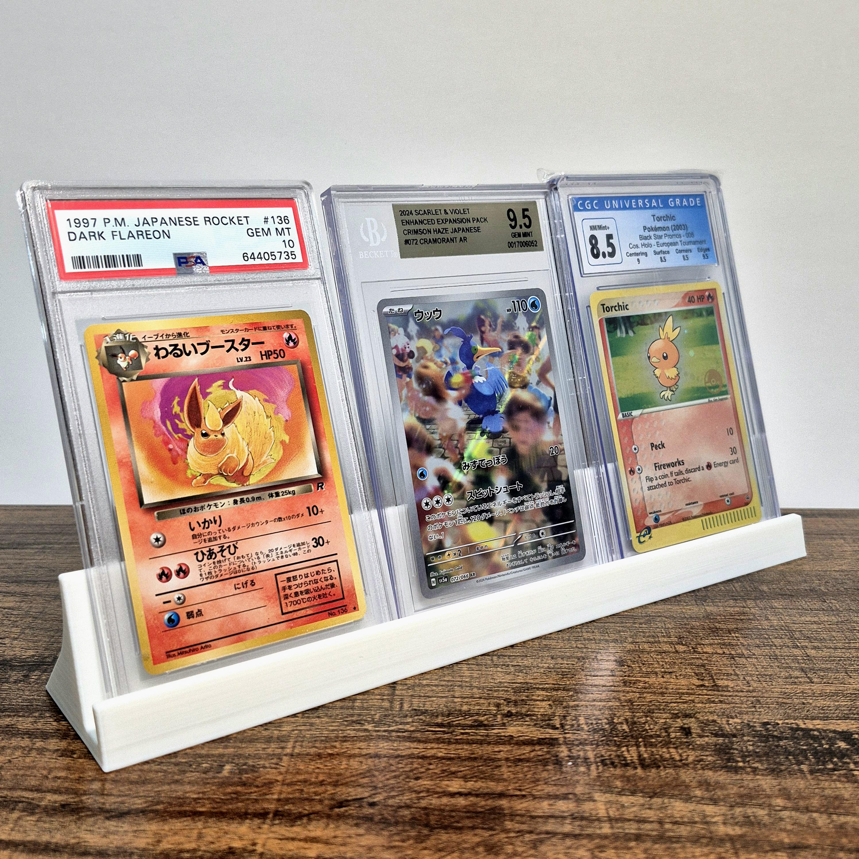3D Printed Graded Trading Card Display Stand | Toploader Holder V2 ...