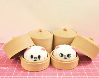 Dumpling Fidget Clicker Inspired by Jiniret | 3D Printed Clicker | K-Pop Fan Art Toy