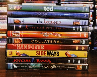 10 Uncategorized Movies - DVD MYSTERY BOX - Over 10,000 Titles in Inventory