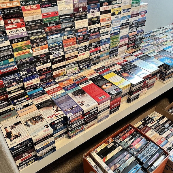 50 VHS Tapes for Wholesale Resellers | All Genres Mixed Lot | CHEAP!!!