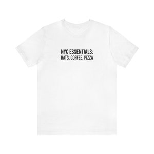 NYC Essentials T-Shirt | New York City lustiges grafisches T-Shirt | Unisex Herren Damenbekleidung