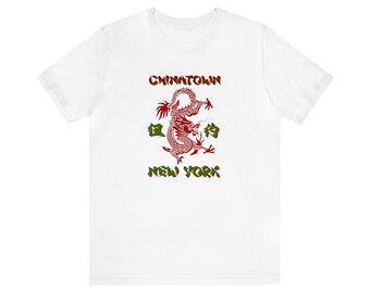 Chinatown NYC Grafik-T-Shirt | LES Chinatown Manhattan New York T-Shirt | Unisex Herren Damenbekleidung