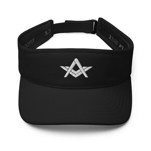 Masonic Square and Compass Visor
