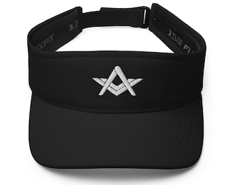 Masonic Square and Compass Visor