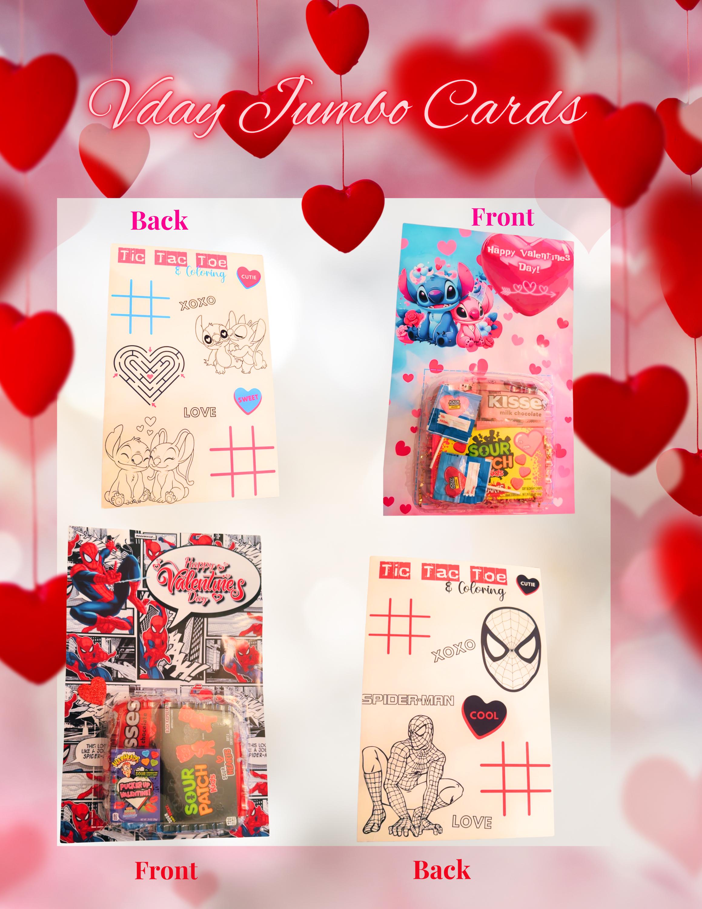 Custom Jumbo Valentines Day Cards (11x17)