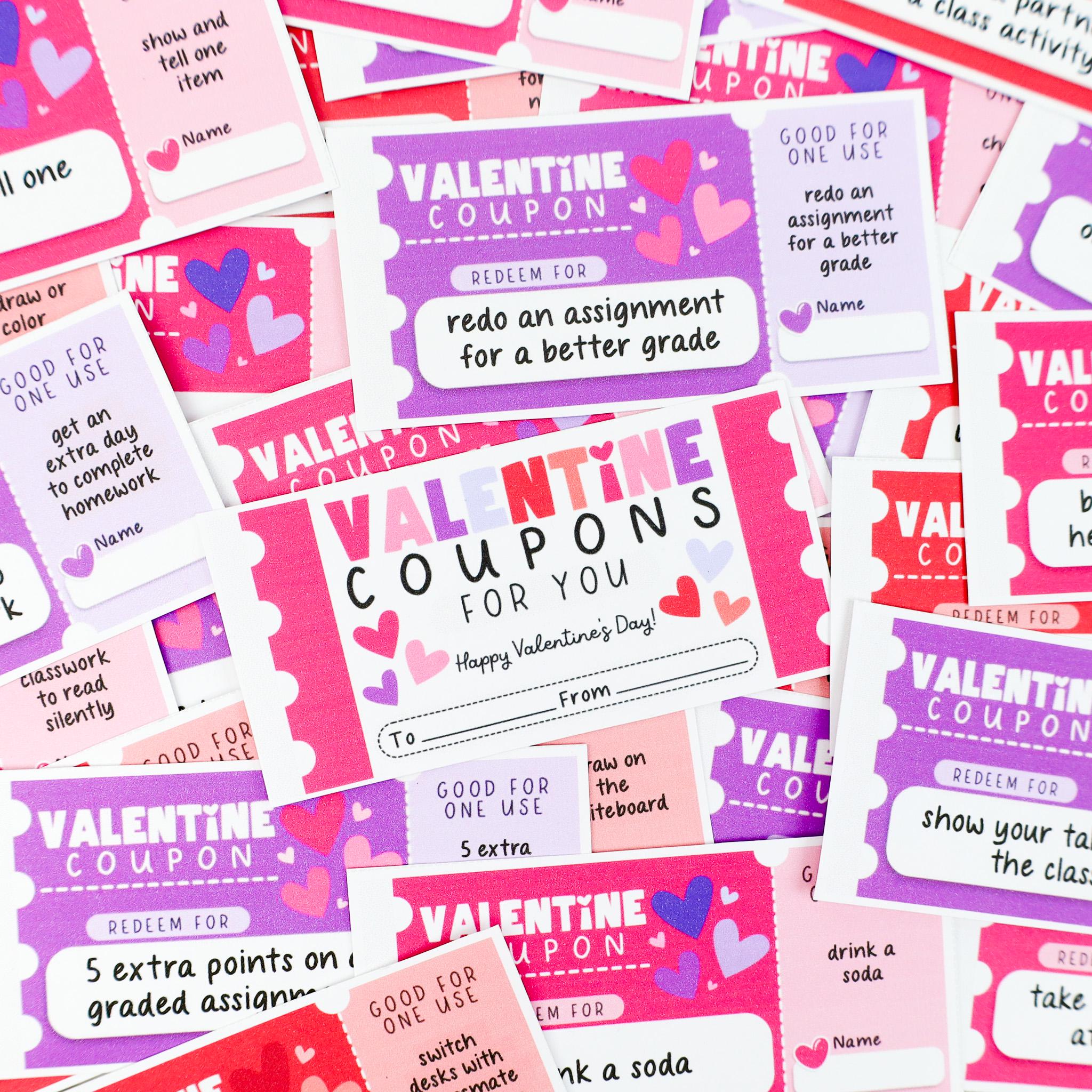 Valentinstagskarten Für Kinder – 30 Stück, Süße Designs, Für Freunde & Klassenkameraden