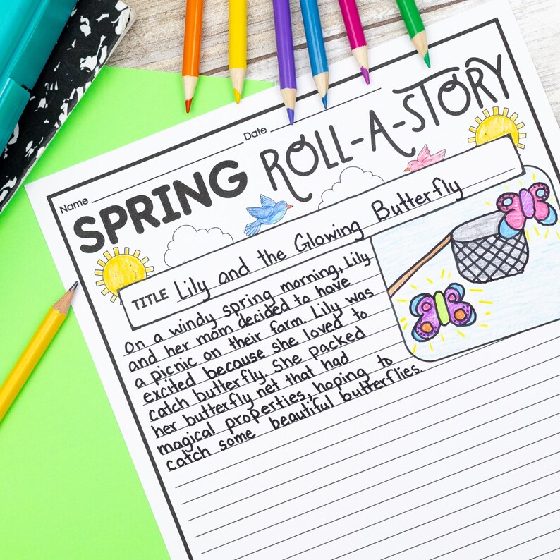 Spring Writing Prompts for Kids Creative Writing Prompts Worksheets ...