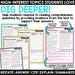 RACES Writing Strategy Anchor Chart Text Evidence Worksheets Reading ...
