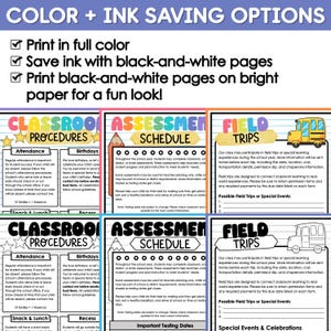 Welcome Back to School Letters and Forms Meet the Teacher Template EDITABLE | Back to School Letter from Teacher | Back to School Printables image 17