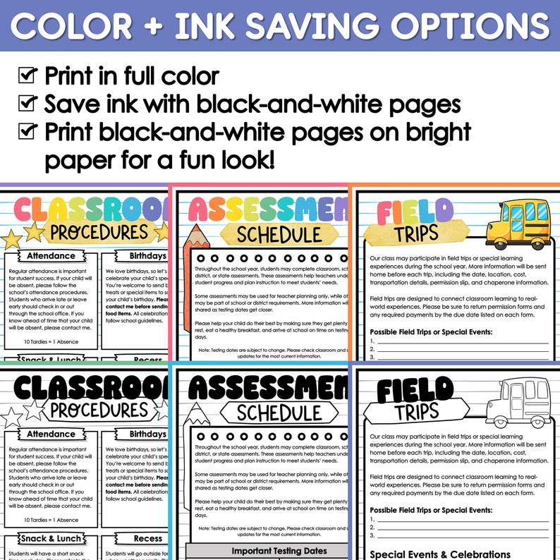 Welcome Back to School Letters and Forms Meet the Teacher Template EDITABLE | Back to School Letter from Teacher | Back to School Printables image 17