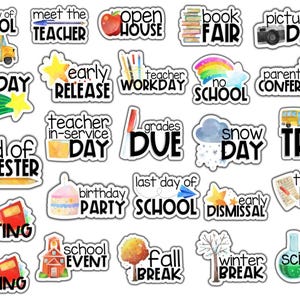 Digital Stickers for Teachers | Digital Stickers for Teacher Planner ...