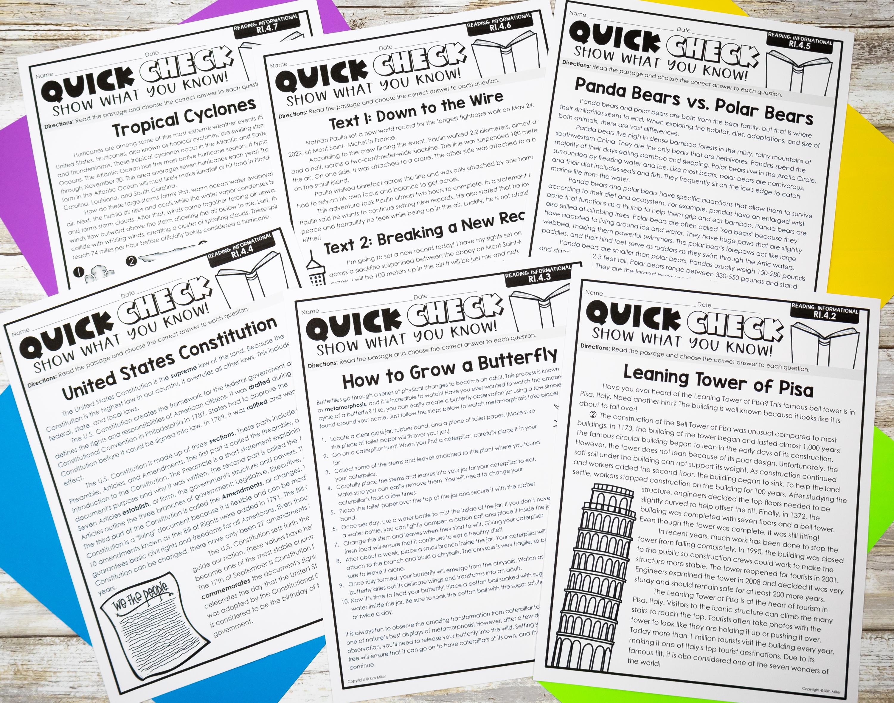 4th Grade Reading Comprehension Passages & Questions, 4th Grade Reading ...