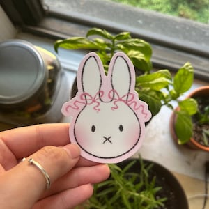 Coquette Miffy Sticker