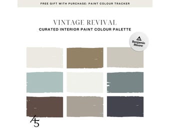 Vintage Revival: Benjamin Moore Paint Colour Scheme for Your Home (Digital Download)