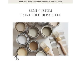 Semi-Custom Paint Colour Palette