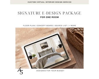 Custom E-Design Service: Virtual Interior Design for Your Home