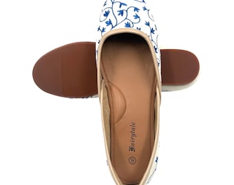 Arch Support Ballet Flats - Comfortable Juttis Style, Sizes 9-13
