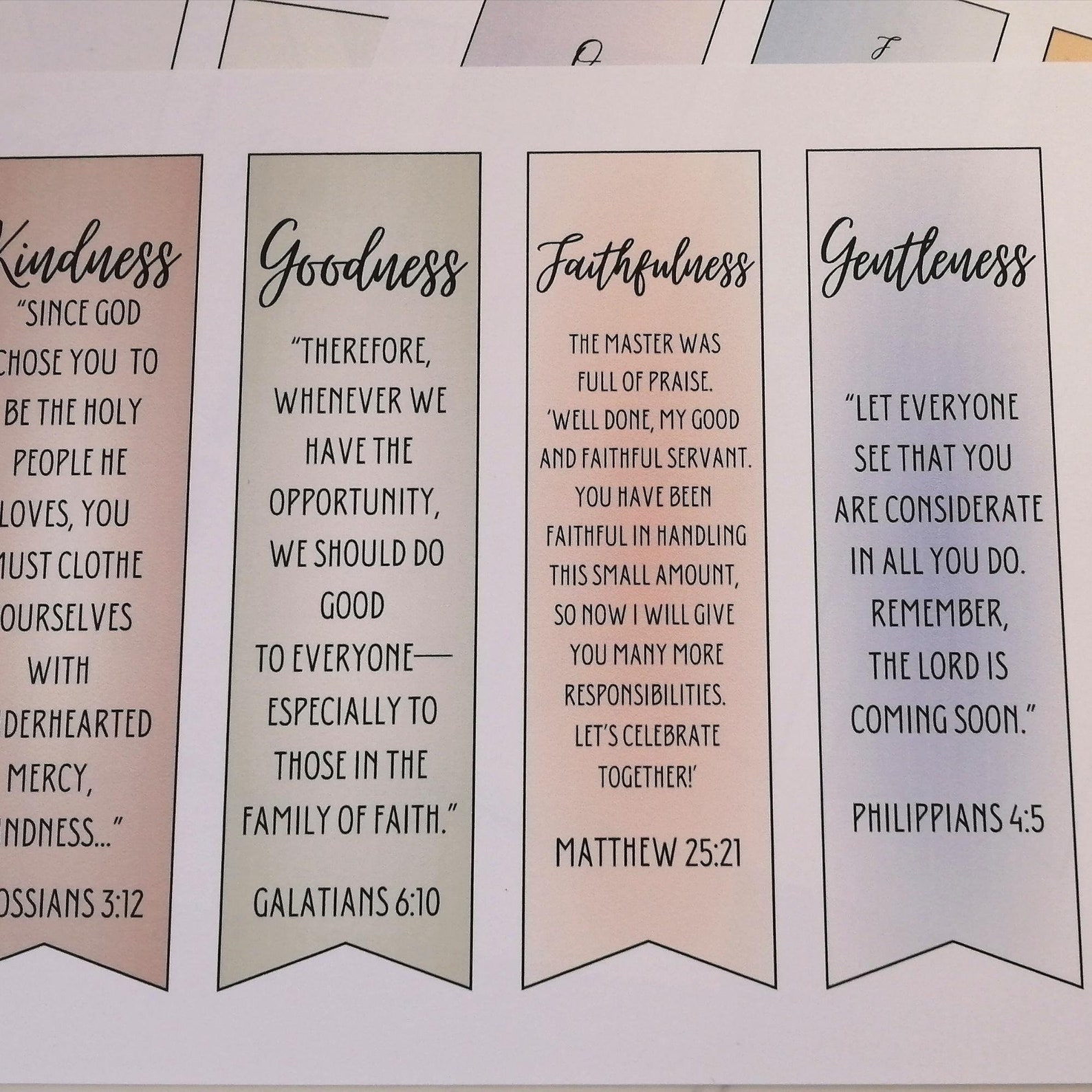 Galatians 5:22-23 9 Fruit of the Spirit Scripture Gift of the Holy ...