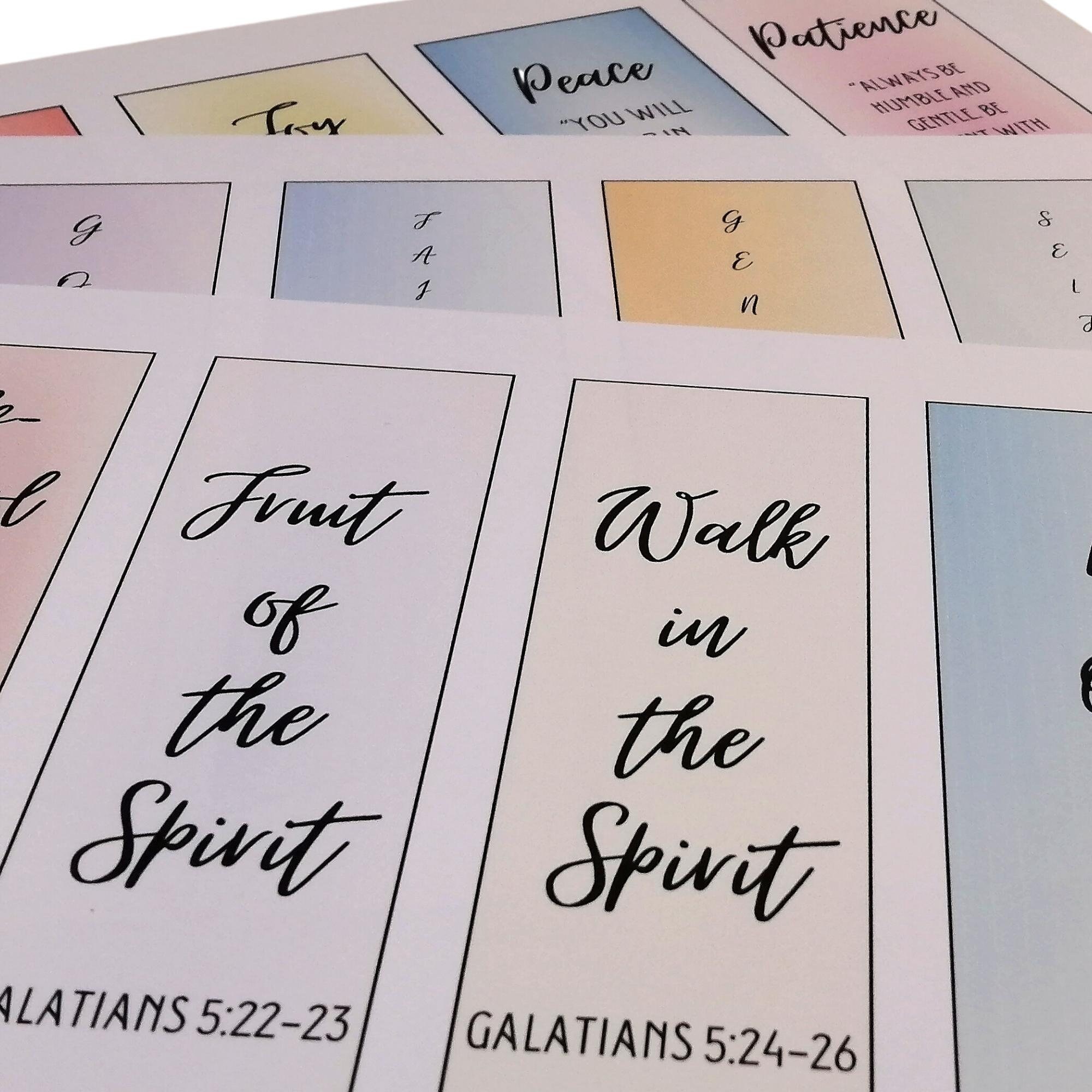 Galatians 5:22-23 9 Fruit of the Spirit Scripture Gift of the Holy ...