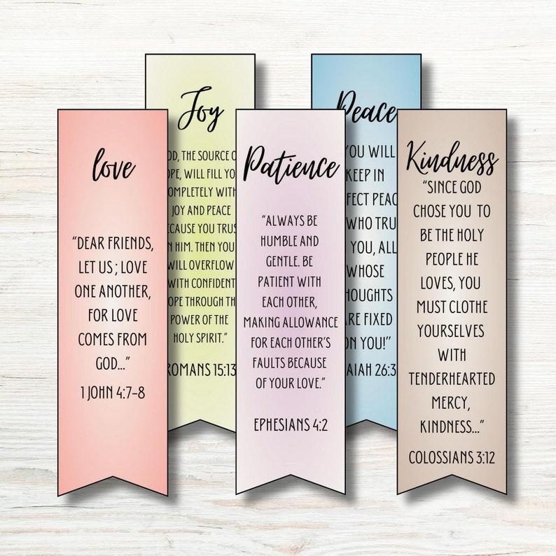Galatians 5:22-23 9 Fruit of the Spirit Scripture Gift of the Holy ...