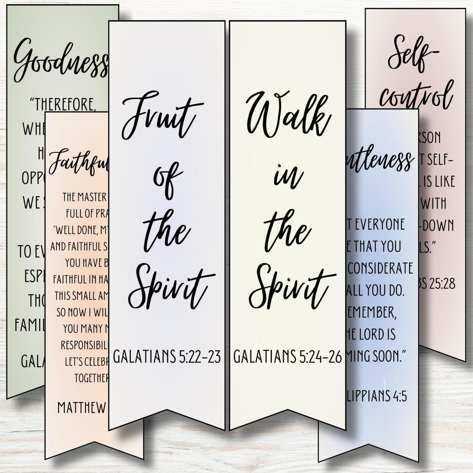 Galatians 5:22-23 9 Fruit of the Spirit Scripture Gift of the Holy ...