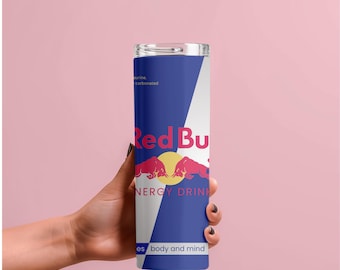 Redbull Blue Digital Designs, 20oz with Color or Transparent Background Tumbler Wrap, 9.35 in x 8 in - PNG Digital Download, DIGITAL ONLY