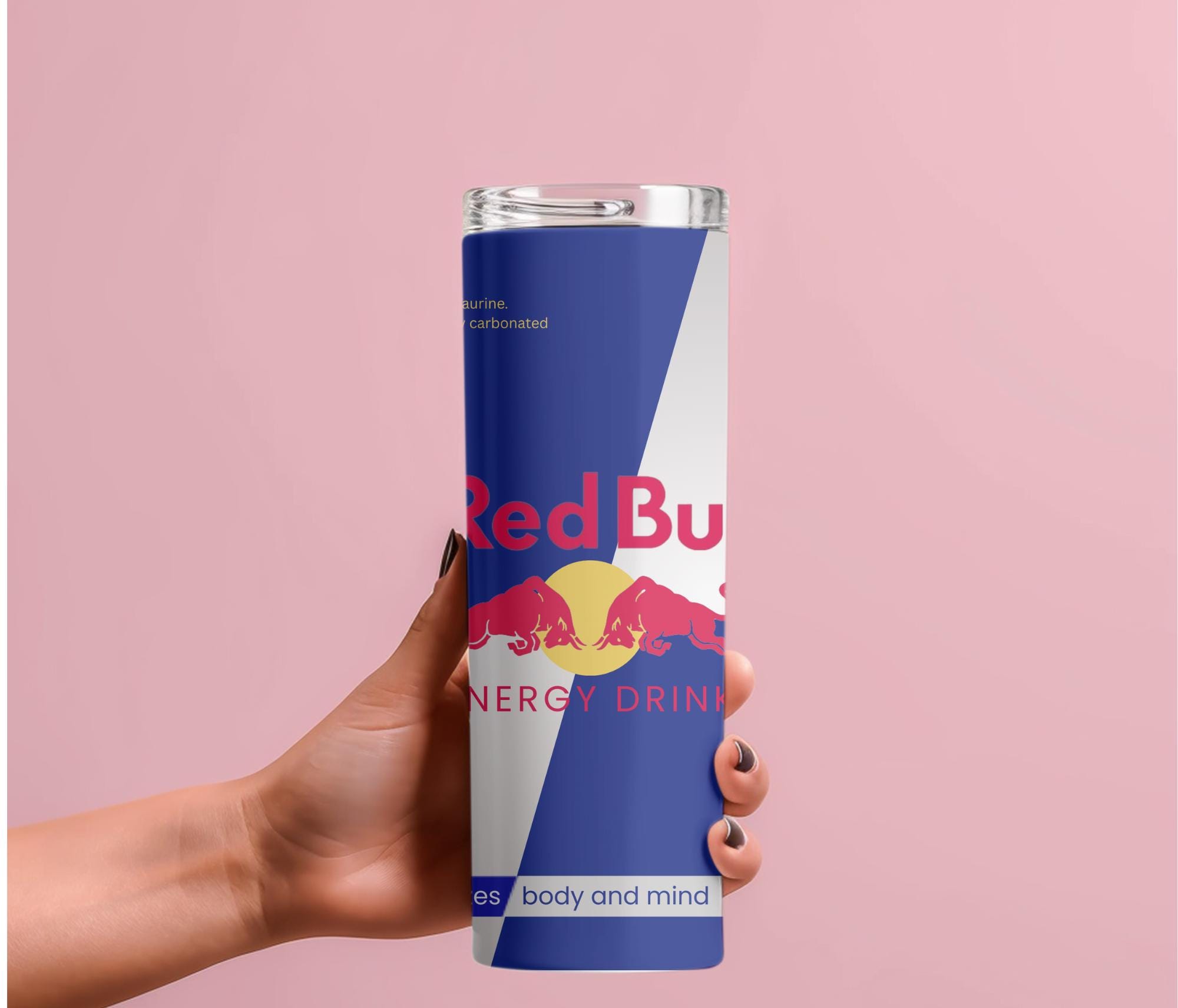 Redbull Blue Digital Designs, 20oz with Color or Transparent Background Tumbler Wrap, 9.35 in x 8 in - PNG Digital Download, DIGITAL ONLY