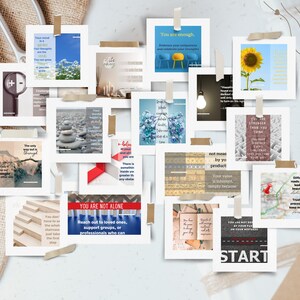 Mental Health Awareness Designs for Social Media Self-Care Advocacy