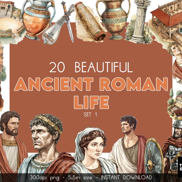 Ancient Rome Fantasy Clipart PNG, transparant, ephemera, collage, goden, godinnen, Persephone, Hellenistisch, junk Journal, digitale download