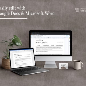 ATS Resume Word, Google Docs Resume Template ATS, Modern Resume Template, Clean Resume and Cover Letter Template, Simple Resume Template image 7