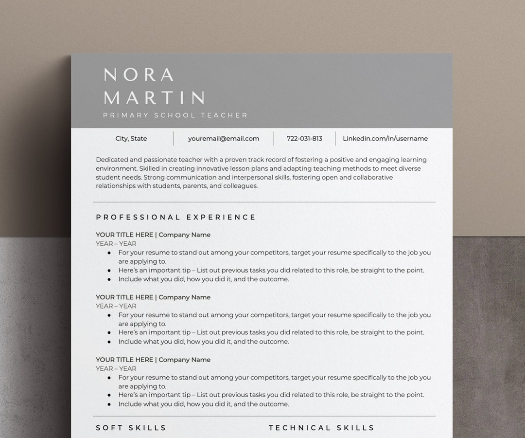 Google Docs Teacher Resume Template Teacher Resume Google Docs, Teacher Resume Template Word, Modern Resume