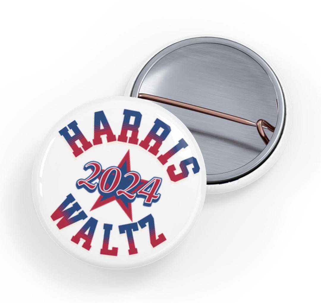 Harris Walz Button, 2024 Button, Harris Walz Pin - Etsy