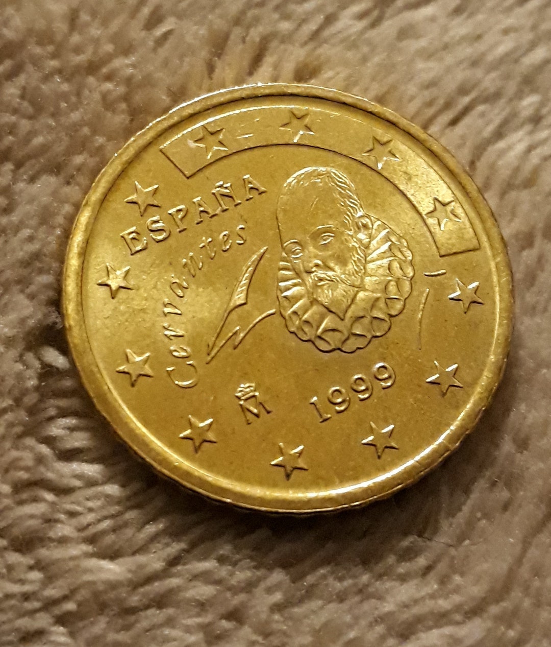 SPAIN ESPANA 50 EURO FIFTY CENT 1999 COIN