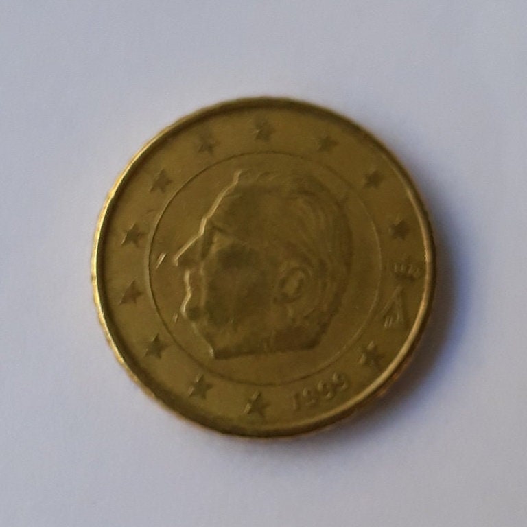 1999年に発行されたベルギーの50セント硬貨。 - Etsy 日本