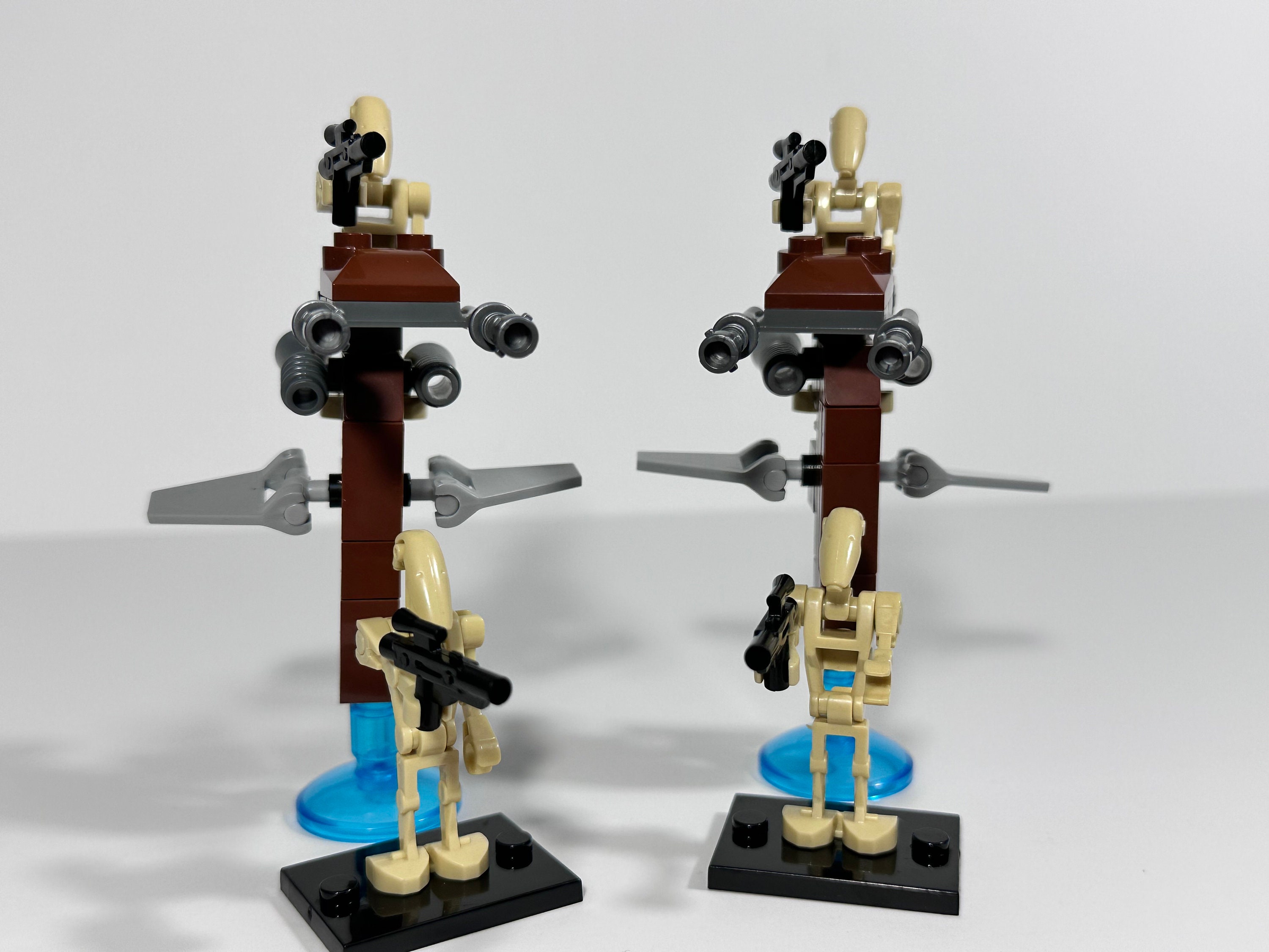 You receive 1 LEGO Star Wars custom STAP speeder bike trade federation droid