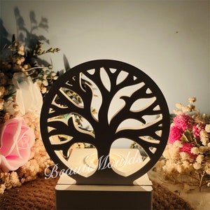 Silicone Mold , Life Tree in circle insert for Tea light Holder , The Tree of Life  Mold For Our Tealight Holder , Handmade Casting Molds