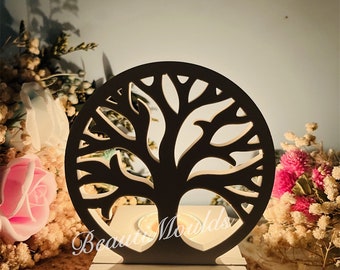 Silicone Mold , Life Tree in circle insert for Tea light Holder , The Tree of Life  Mold For Our Tealight Holder , Handmade Casting Molds