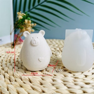 Bären Silikonform Für Seife & Kerzen - Flexible Gießform Für DIY Projekte